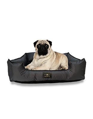 Cama Pet Cachorro & Gato - Impermeável- Nylon- G- Chumbo