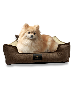Caminha Pet Cachorro & Gato- Impermeável- Acquablock- M - Marrom Bege 02