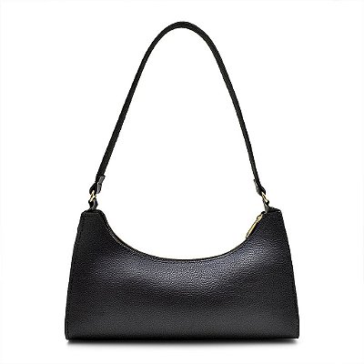 Bolsa Feminina Baguete Preta: Estilo Atempora