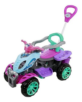 Carrinho De Passeio/Pedal Infantil Com Empurrador Criança - Menina - Maral  - Loja Baú dos Brinquedos