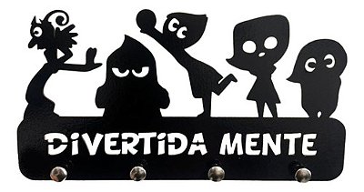 Porta Chaves Divertida Mente Organizador Chaveiro De Parece