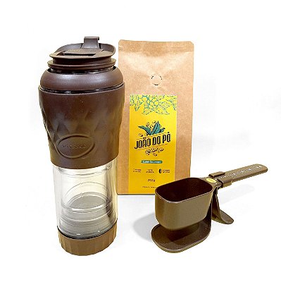 Kit Café 250g + Cafeteira Pressca + Balança Dose Certa