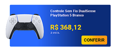 Controle Sem Fio DualSense PlayStation 5 Branco
