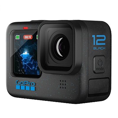 Câmera GoPro Hero 12, 1080p, A Prova D'Água, Black Bundle - GOP-CHDRB-121-RW-IPI