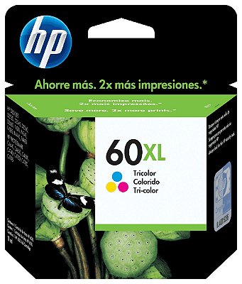 Cartucho HP 60XL Colorido - CC644WB
