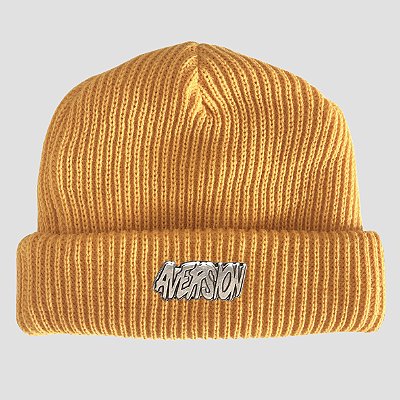 Touca Gorro Sailor Aversion Amarelo - Model Logo