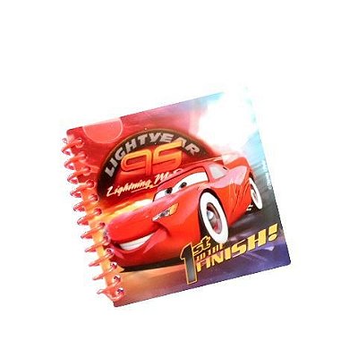 Bloco de anotações mini Carros