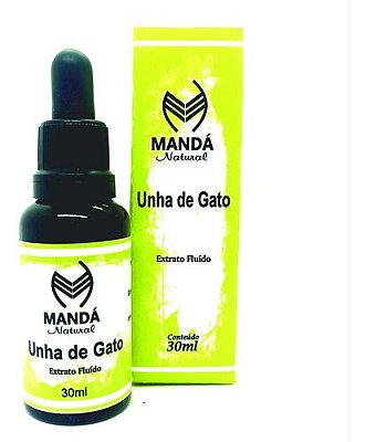 Extrato Fluído Unha De Gato 30ml Com Laudo Certificado Puro