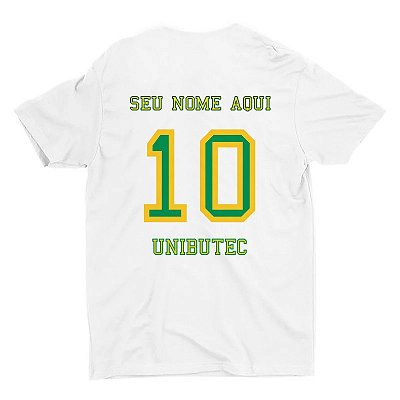 Camiseta Unibutec Personalizada Com Nome World Cup Collection