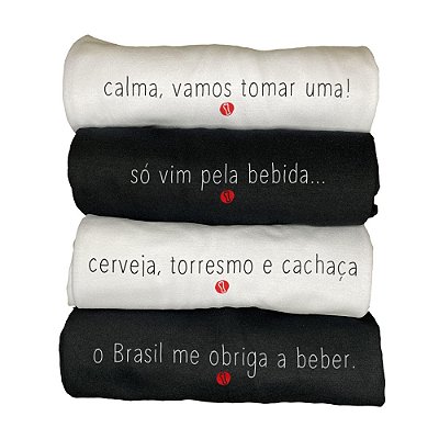 Kit 4 Camisetas Frases Unibutec Basic