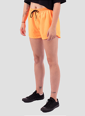 Short Praia Unibutec V2 Feminino Laranja