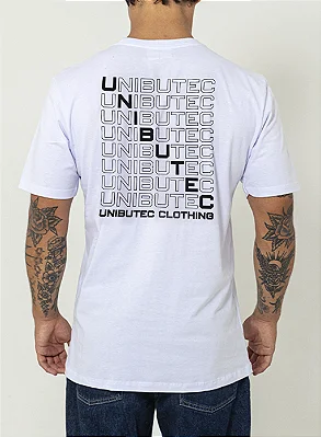 Camiseta Unibutec Square Flex Slim Cotton Algodão Com Elastano