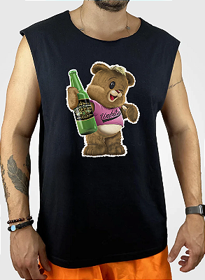 Regata Unibutec Just Corte a Fio Jack Bear Original Preta