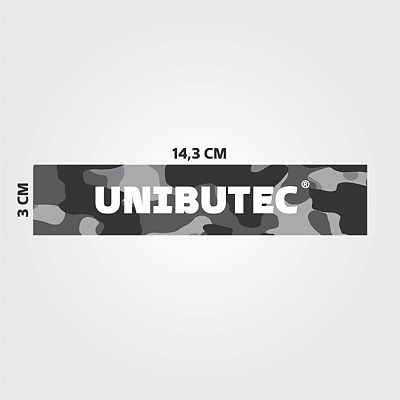 Adesivo Logo Unibutec Camuflado 14,3 x 3cm