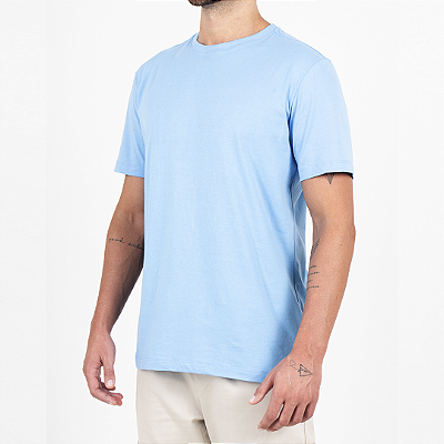 Camiseta Lisa Comfort Premium Unibutec Azul Claro