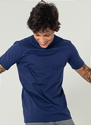 Camiseta Lisa Comfort Premium Unibutec Azul Marinho