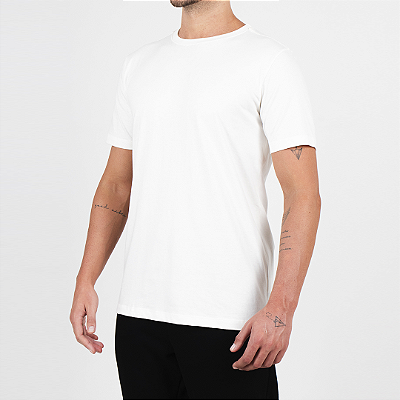 Camiseta Lisa Comfort Premium Unibutec Off White