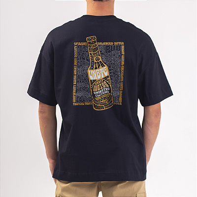 Camiseta Cervejeiro Tipos de Cerveja Unibutec Preta