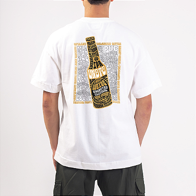 Camiseta Branca Cervejeiro Tipos de Cerveja Unibutec