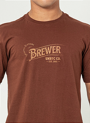 Camiseta Brewer Estampa Cortiça Relevo Unibutec