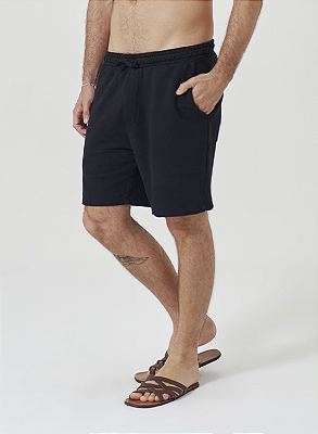 Short Moletinho Preto Unibutec