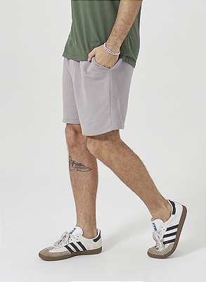 Short Moletinho Spacial Gray Unibutec
