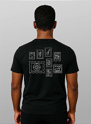 Camiseta Cartão Postal Brasilidades Preta Unibutec