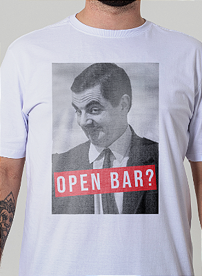 Camiseta Unibutec Hops Mr. Bean Open Bar