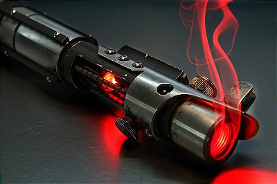 Quadro Star Wars - Sabre de Luz Vermelha