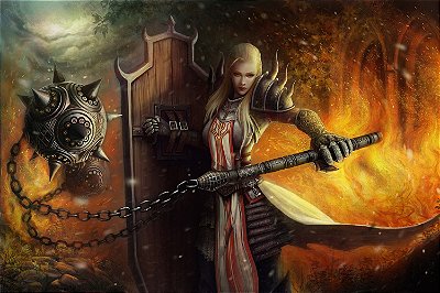 Quadro Gamer Diablo - Cruzada
