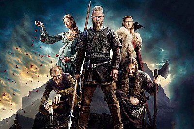 Quadro Vikings - Personagens