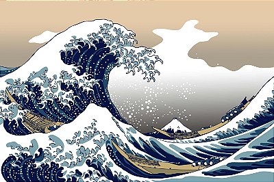Quadro A Grande Onda de Kanagawa - Hokusai