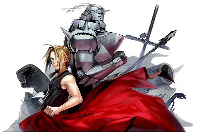 Quadro Fullmetal Alchemist - Edward e Alphonse