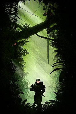 Quadro Halo - Jungle