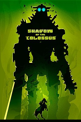 Quadro Shadow Of The Colossus - Green