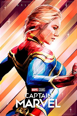 Quadro Capitã Marvel - Luz