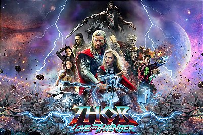 Quadro Thor - Love and Thunder 2
