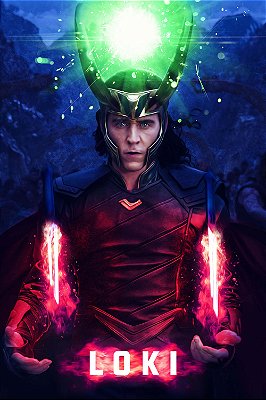 Quadro Loki - Magia