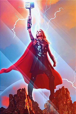 Quadro Thor Amor e Trovão - Poderosa