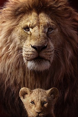 Quadro Rei Leão - Pai e Filho
