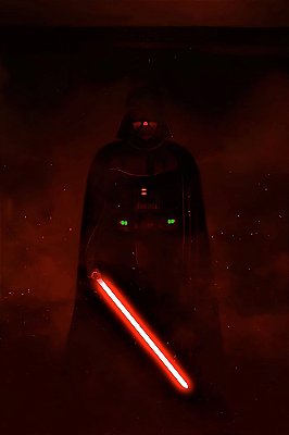 Quadro Star Wars - Darth Vader Red