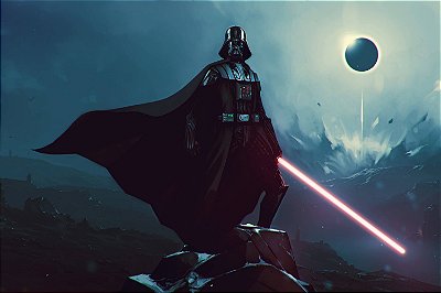 Quadro Star Wars - Darth Vader Night