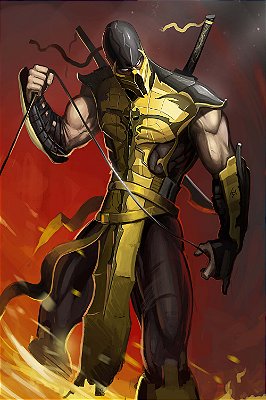 Quadro Gamer Mortal Kombat - Scorpion 10