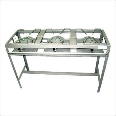 FOGÃO INDUSTRIAL 3 BOCAS ALTO 40x120cm – OSWEN