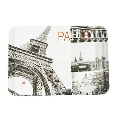 BANDEJA MELAMINA GRANDE PARIS 35X24cm 6391PARIS