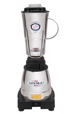 Liquidificador Spolu Luxo 1,5 L 127V Alta Rotação Copo Inox SPL-061