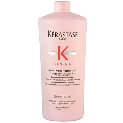 Shampoo Kérastase Genesis Bain Nutri-Fortifiant Cabelos Grossos 1 Litro