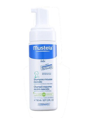 Shampoo Mousse Mustela Bébé Recém Nascido 150ml