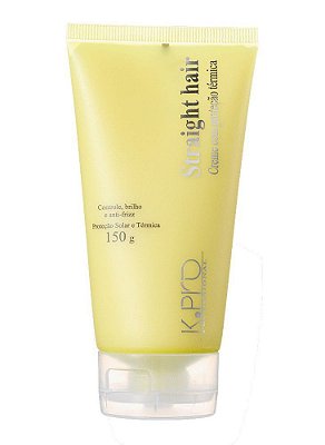K.Pro Profissional Straight Hair Creme com Proteção Térmica 150g
