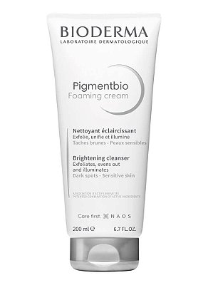 Sabonete Esfoliante Clareador Rosto & Corpo Bioderma Pigmentbio Foaming Cream 200ml
